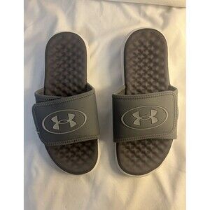 Under Armour Mens Ignite Pro Slide Gray Size 8